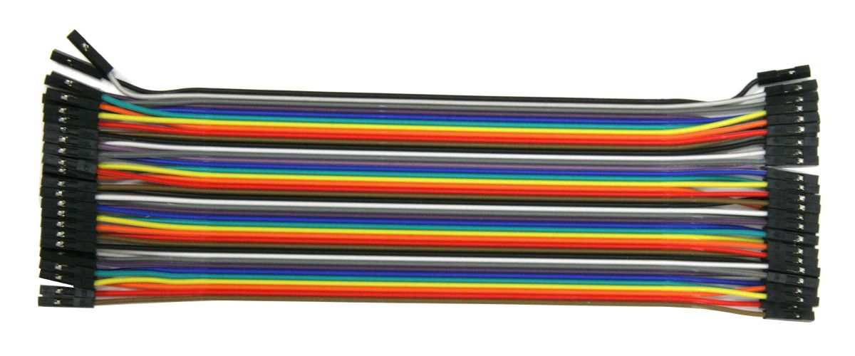 BPS 20cm Unzippable ZipWire Female to Female 40pc