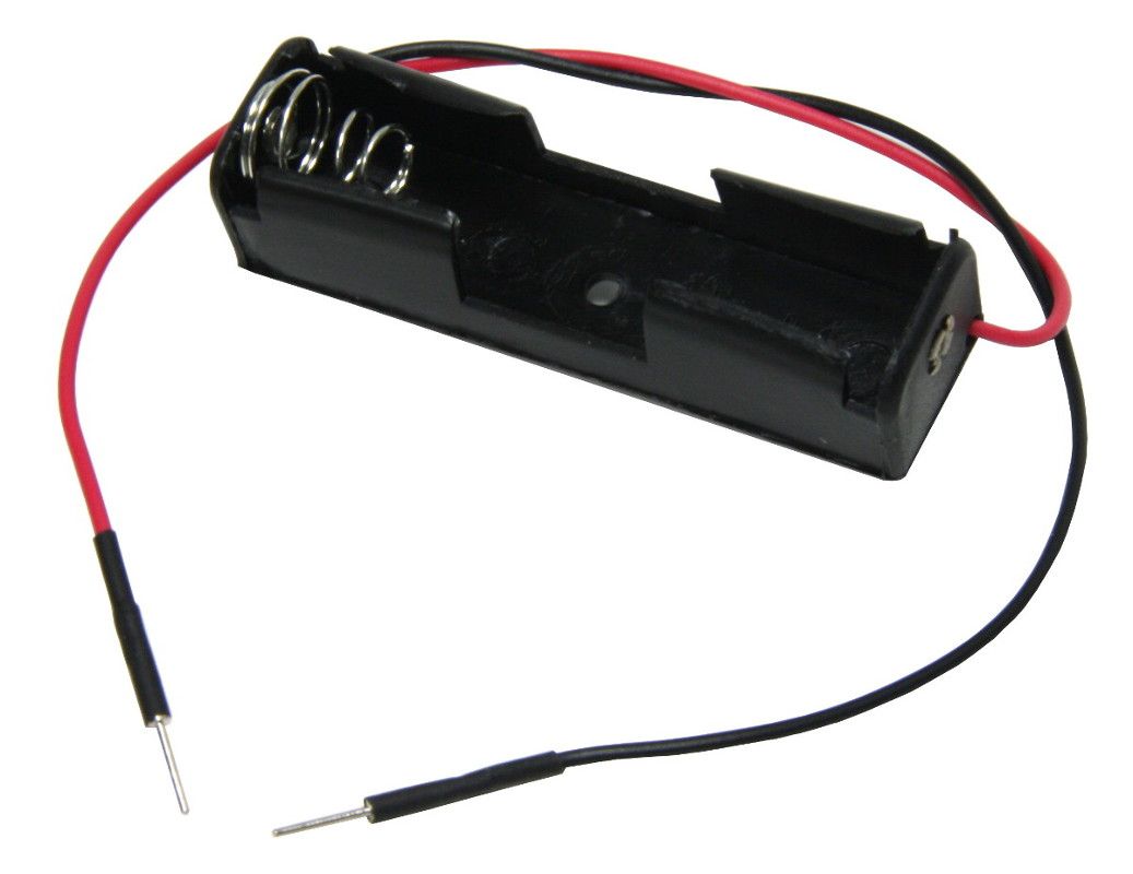 BPS 15cm 1AA Battery Holder with BreadBoard Pins