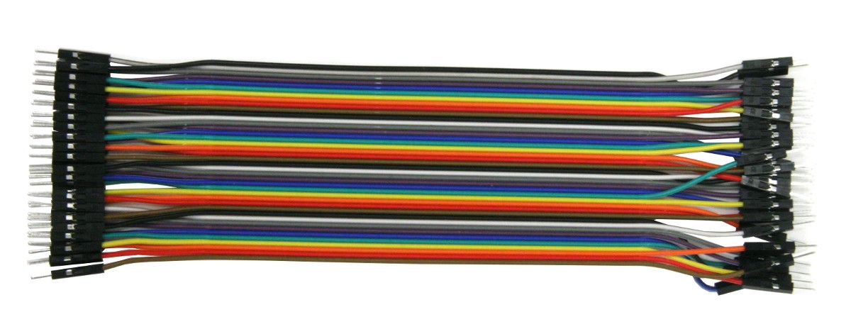 BPS 20cm Unzippable ZipWire Male to Male 40pc