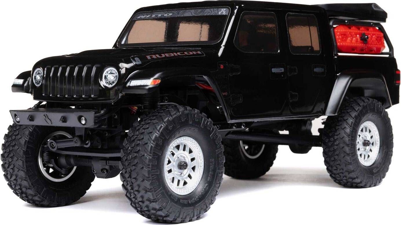 Axial SCX24 1/24 4WD RTR Jeep Gladiator 4WD Black Includes B&amp;C