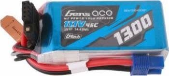 GENS ACE 1715 73x35x22.6mm G-Tech 1300mAh 3S1P 11.1V 45C LiPo Battery Pack with EC3 Plug Soft Pack