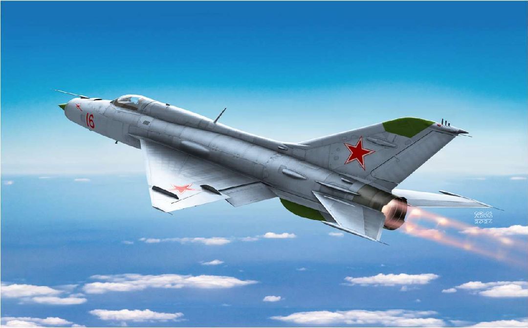 Academy Models 1/48 Russian Air Force MiG-21PF Fishbed-D