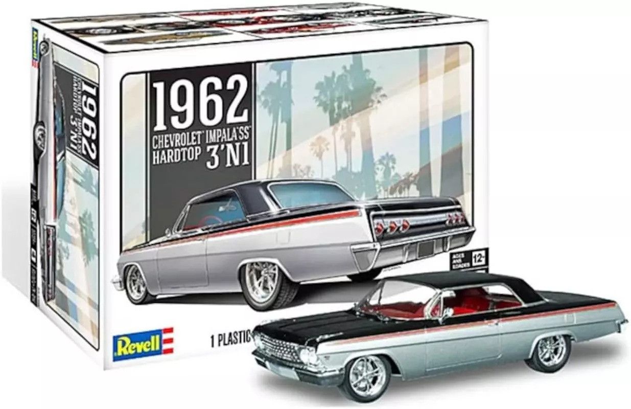 Revell 1/25 1962 Chevy Impala Hard Top 3n1