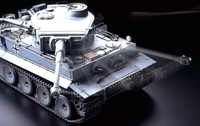 Tamiya 1/16 RC Tiger I DMD/MF01 Accessory Full Option Tank Kit