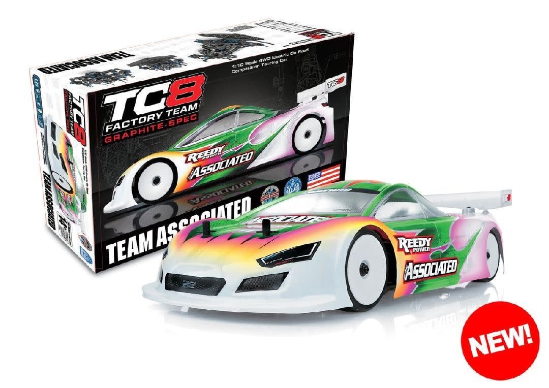 Team Associated 1/10 TC8 Graphite-Spec Team Kit