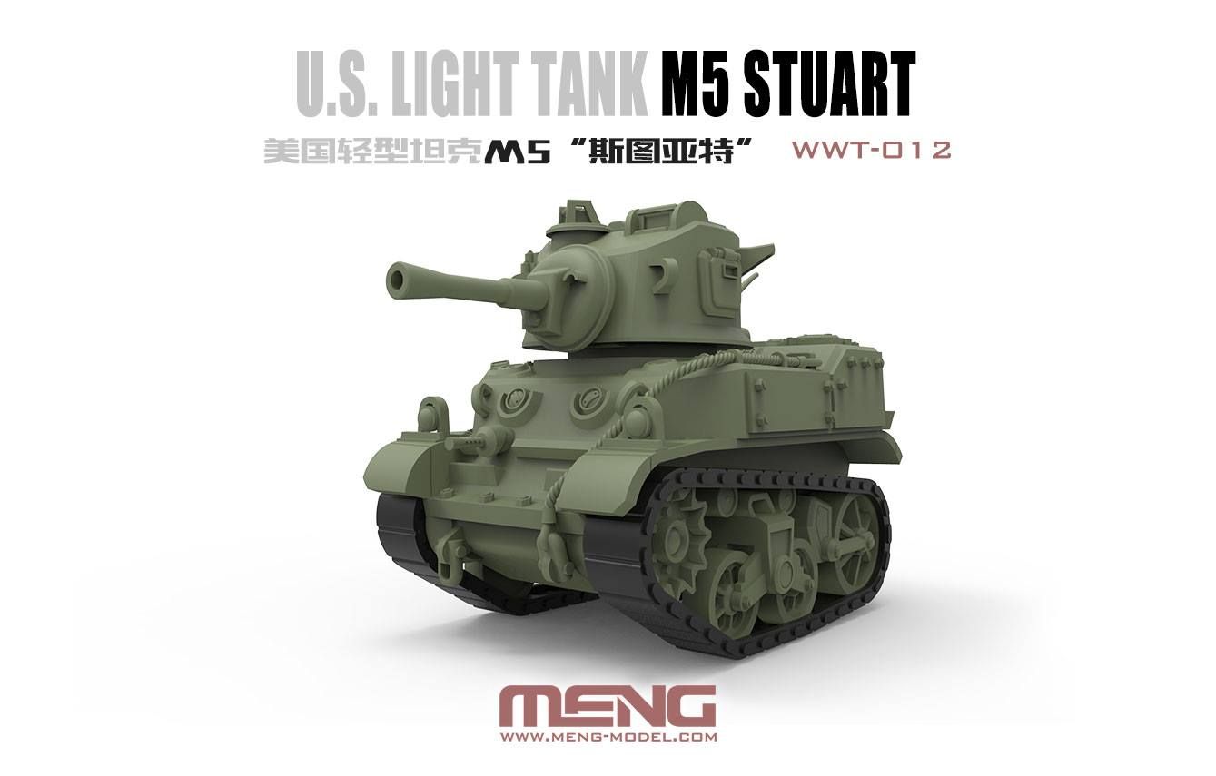 Meng World War Toons US Light Tank M5 Stuart