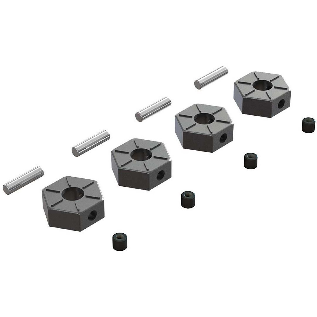 Arrma 12mm Wheel Hex Metal 4pc