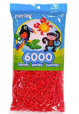 Perler Beads Red 6000pc