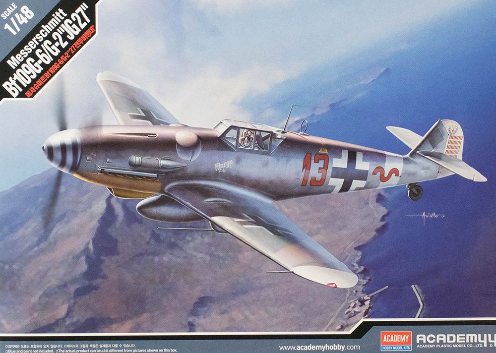 Academy Models 1/48 Messerschmitt Bf109G-6/G-2 JG 27