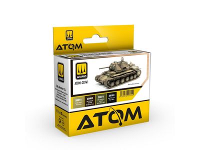 Ammo of MIG ATOM WWII Soviet Vehicles Camouflage Colors Paint Set