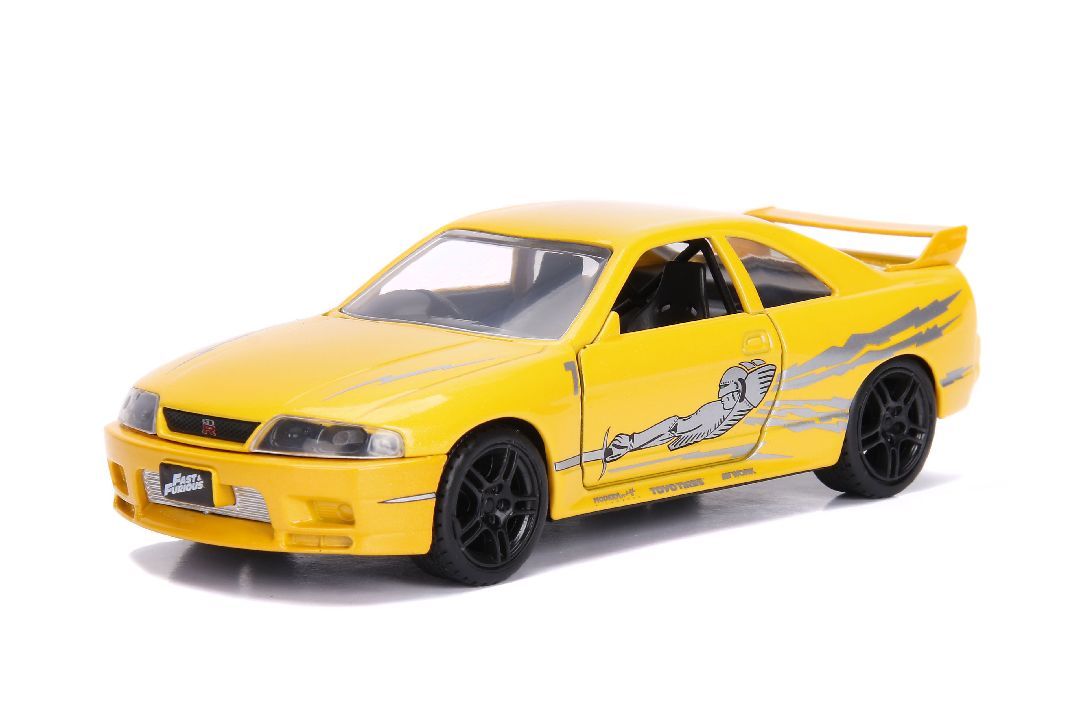 Jada Toys 1/32 Fast &amp; Furious 1995 Nissan Skyline GT-R R33 Yellow