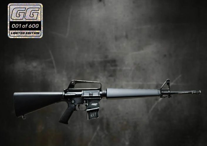 Goat Guns 1/3 GRUNTLimited Edition Battleworn M16 Model Metal Diecast Model Kit