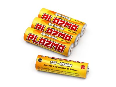 HPI Plazma 1.5V Alkaline AA Battery 4pc
