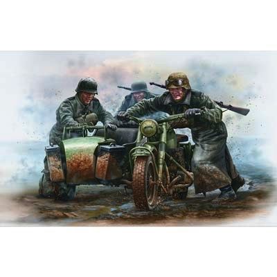 Masterbox 1/35 German Motocyclists WWII