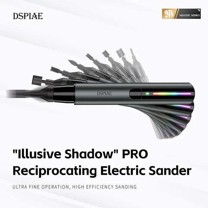 DSPIAE ES-A PRO Illusive Shadows Reciprocating Sander Model Tool
