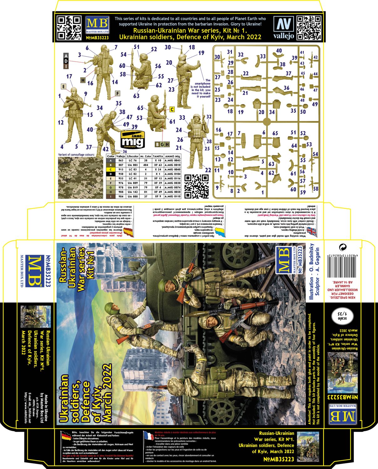 Masterbox 1/35 Russian-Ukrainian War Series Defence of Kyiv Trophy No 1