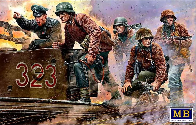 Masterbox 1:35 - Prigionieri Tedeschi, 1944 (MAS3517). Kit Di 6 Figure In Plastica Per Modellismo. Richiesti Montaggio E Colorazione. - 3