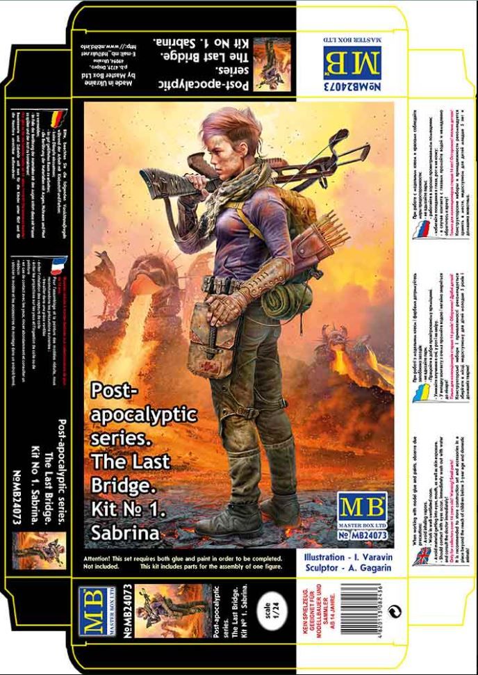 Master Box 1/25 Post-Apocalyptic Series The Last Bridge Sabrina No 1