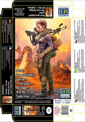 Master Box 1/25 Post-Apocalyptic Series The Last Bridge Sabrina No 1