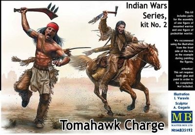 Masterbox 1/35 Indian War Series Tomahawk Charge