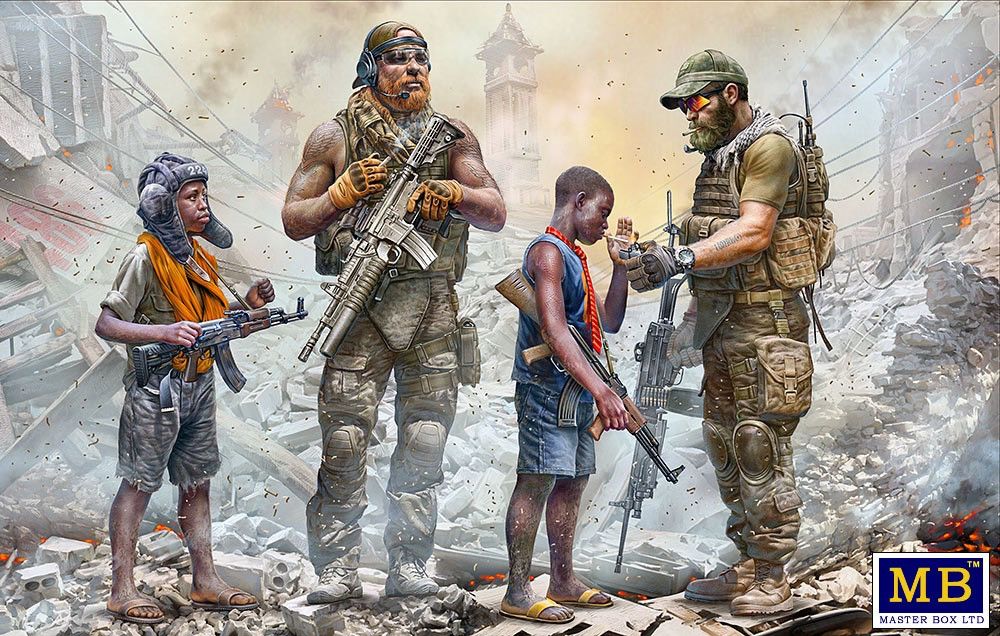 Masterbox 1/35 Somewhere on Our Planet Sharing a Smoke