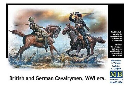 Masterbox 1/35 WWI British and German Cavalrymen