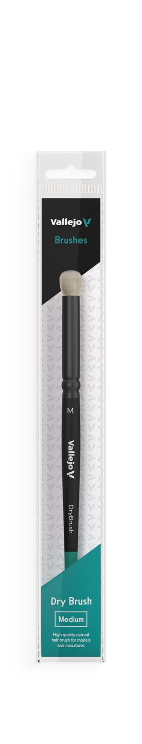 Vallejo Natural Hair Brush Dry Brush M