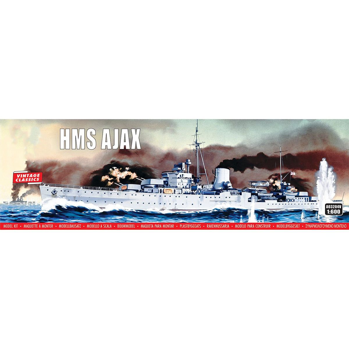Airfix 1/600 HMS Ajax