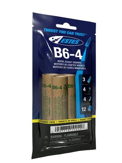 Estes Rockets Bagged B6-4 Engine Starter Wadding Pack