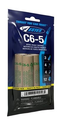 Estes Rockets Bagged C6-5 Engine Starter Wadding Pack