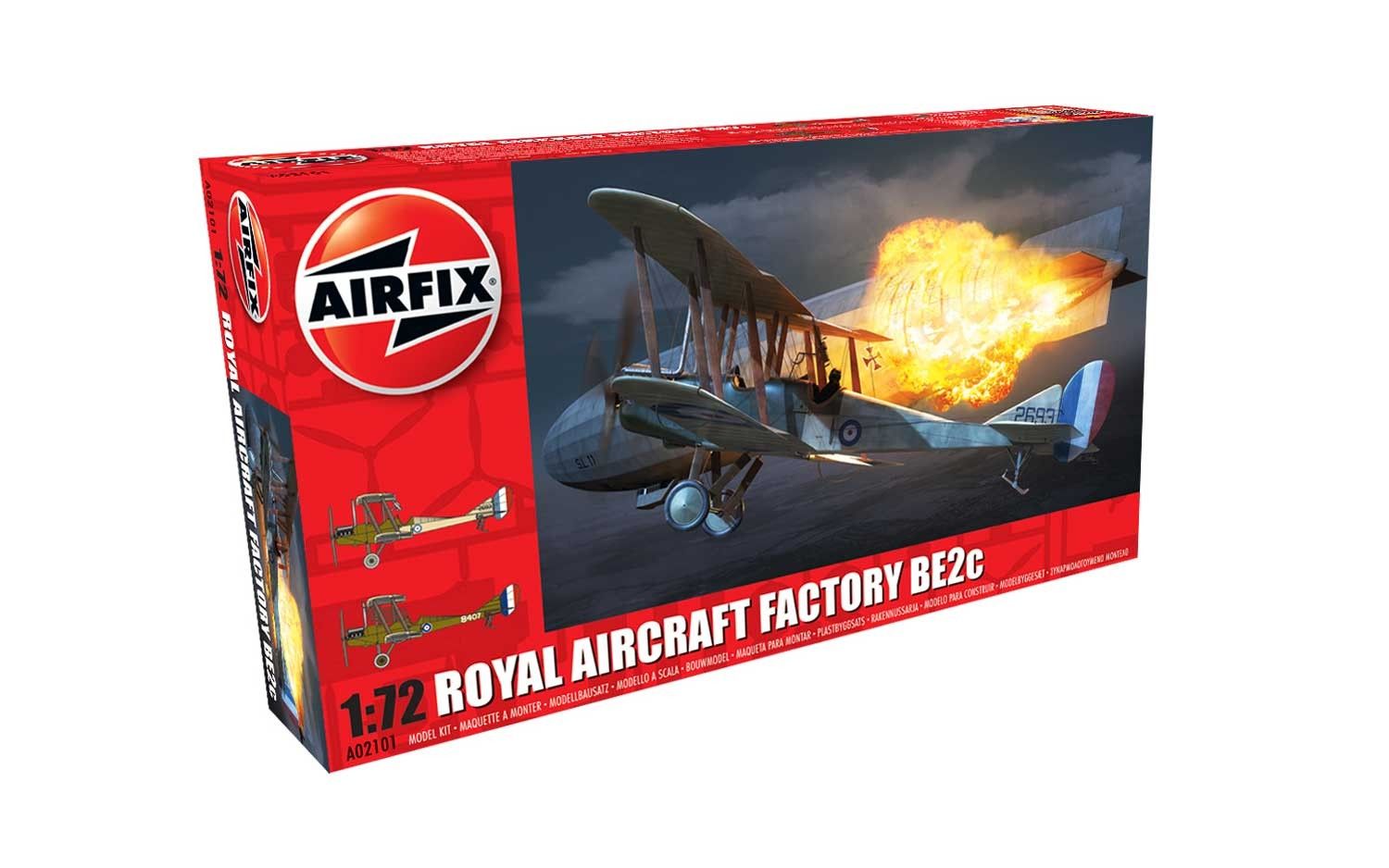 Airfix 1/72 Royal Aircraft Factory BE2C Night Fighter