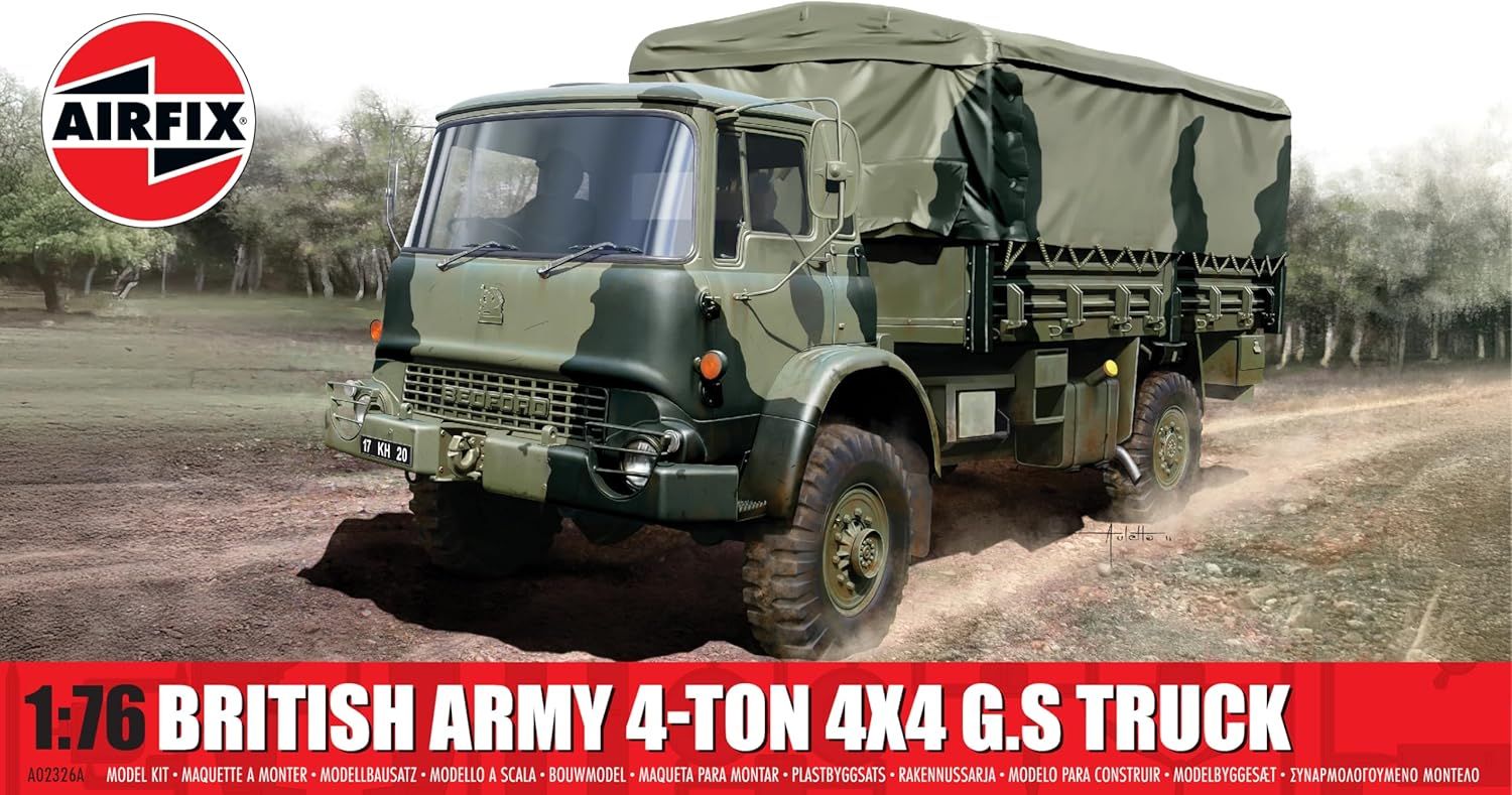 Airfix 1/76 British Army 4ton 4x4 GS Truck