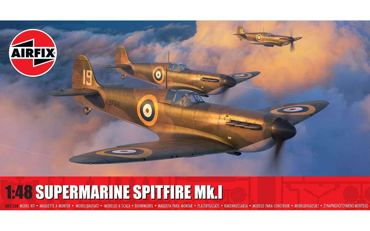 Airfix 1/48 Supermarine Spitfire MK.1 A05126B