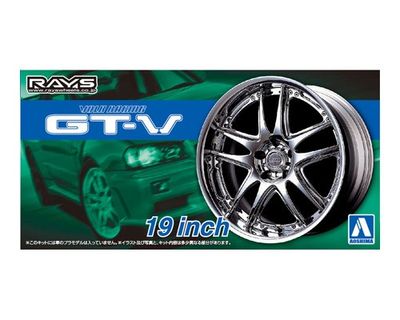 Aoshima 1/24 Volk Racing GT-V 19in Wheel Set