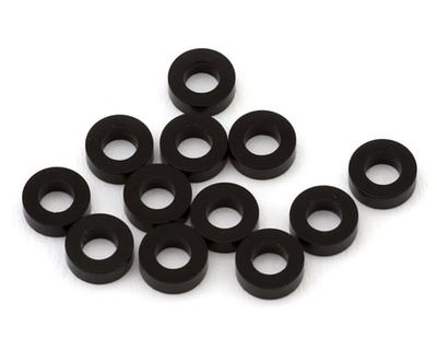 eXcelerate 3x6x2mm Aluminum Shims Black 12pc