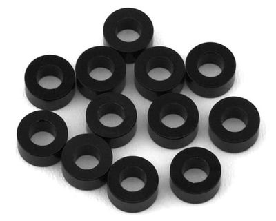 eXcelerate 3x6x3mm Aluminum Shims Black 12pc