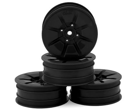 JConcepts Pioneer 2.2 2WD Front Buggy Wheels with 12mm Hex Black 4pc