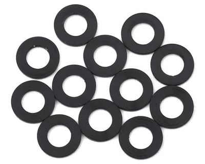 1UP Racing 3x6mm 1mm Precision Aluminum Shims Black 12pc