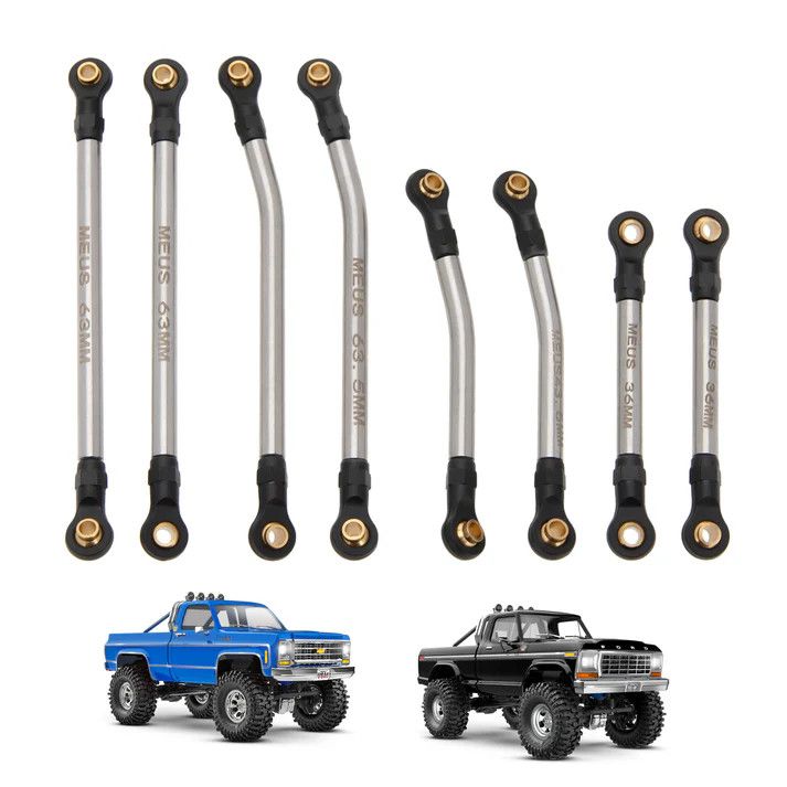 MEUS Racing Metal High Trail Chassis Steel Links High Clearance