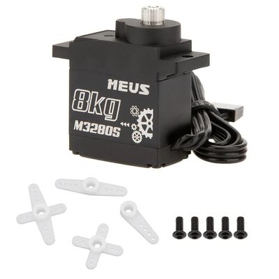 MEUS Racing M3280S 8KG Digital Micro Servo for SCX24/TRX4M/Ascent-18