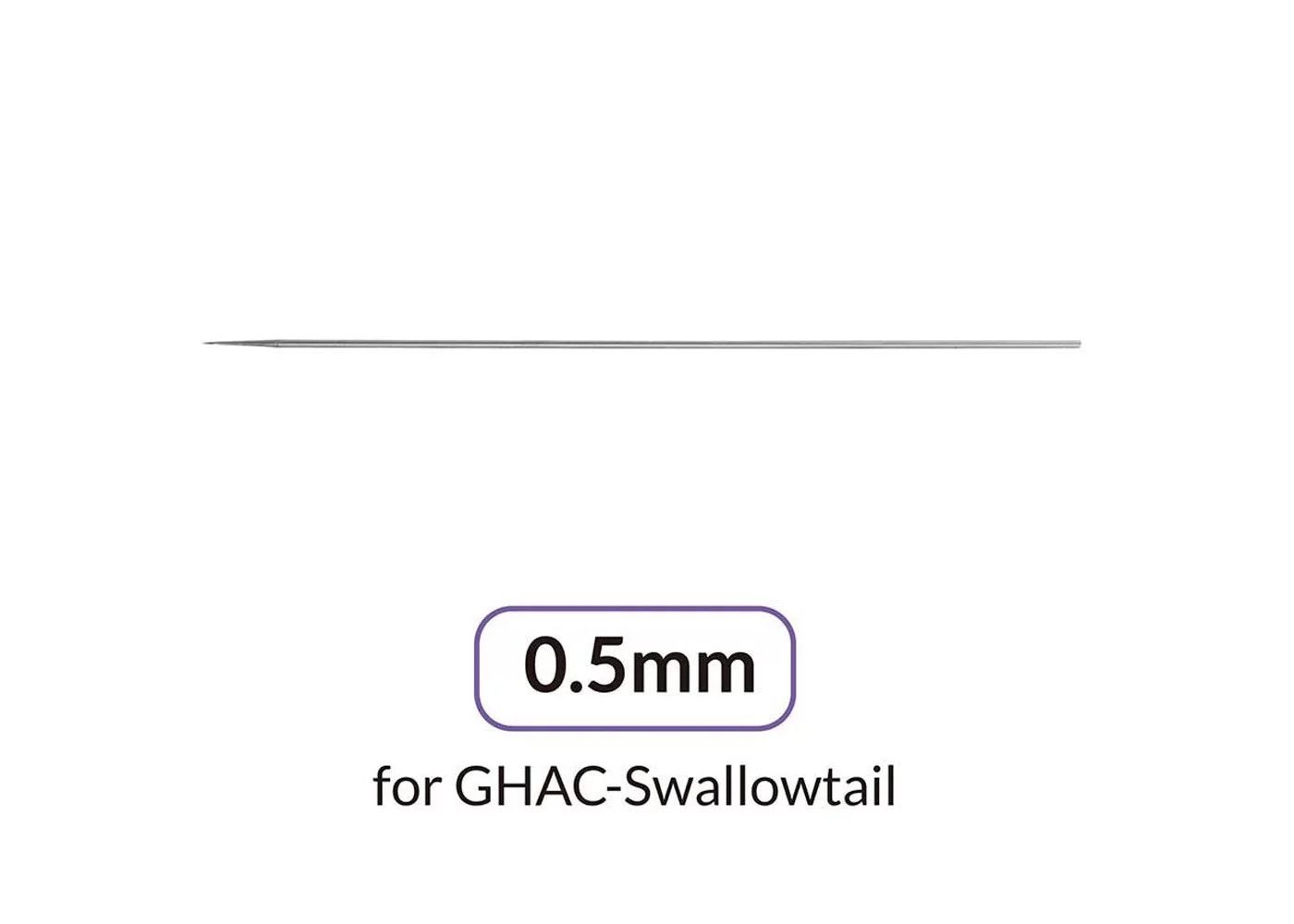 Gaahleri 0.5mm High-Durability Needle for GHAC-Swallowtail