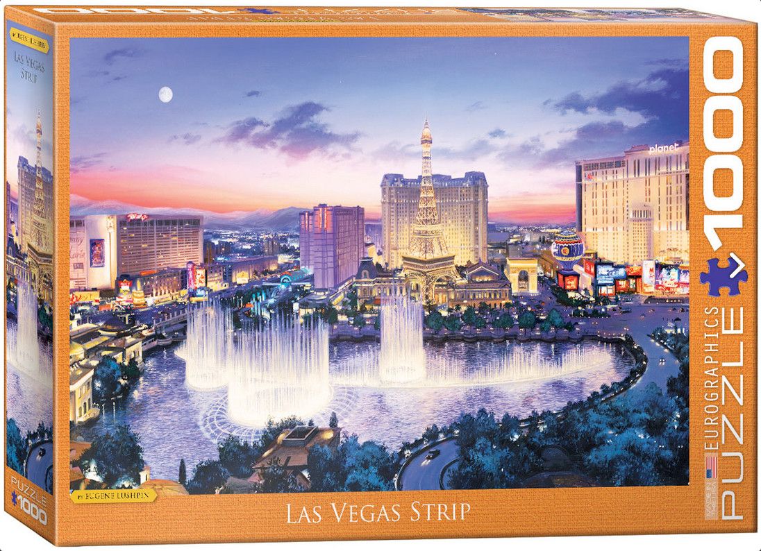 Eurographics Las Vegas Strip by Eugene Lush 1000 piece