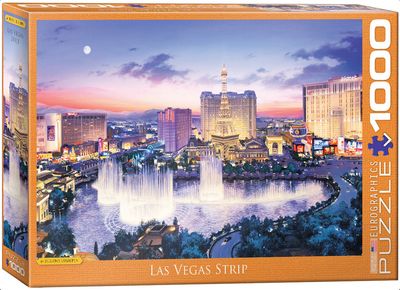 Eurographics Las Vegas Strip by Eugene Lush 1000 piece