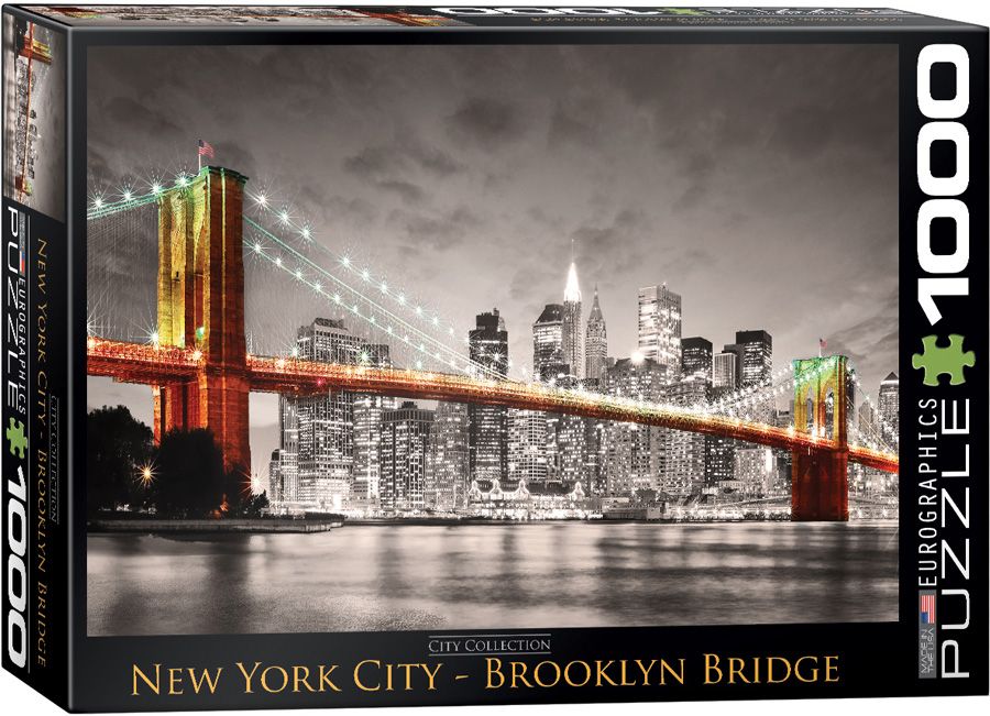 Eurographics New York City Brooklyn Bridge 1000 piece