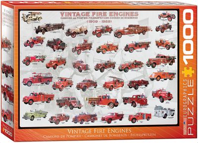Eurographics Vintage Fire Engines 1000 piece