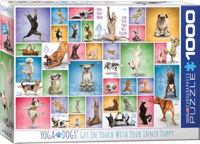 Eurographics Yoga Dogs 1000 piece