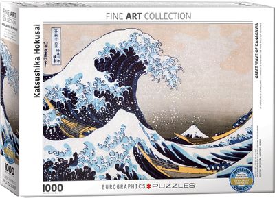 Eurographics Great Wave of Kanagawa by Hokusai 1000 piece