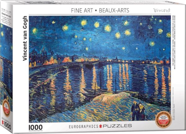 Eurographics Starry Night Over Rhone by Van Gogh 1000 piece