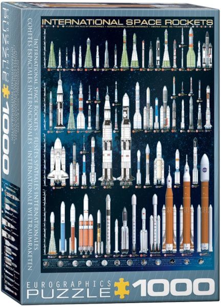 Eurographics International Space Rockets 1000 piece