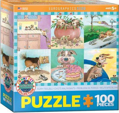 Eurographics Puppy Trouble 100 piece